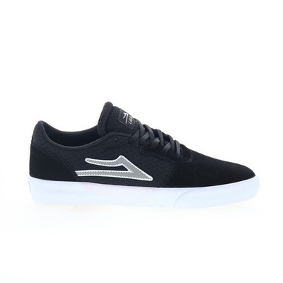 Lakai Cardiff MS3230264A00 Mens Black Suede Skate Inspired Sneakers Shoes