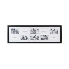 Cornice portafoto collage da parete 10 aperture 12' x 36' nero opaco, collage parete de...