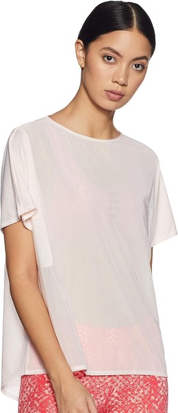 Puma Damen T-Shirt Explosive Top Kurzarmshirt Sportshirt, Pearl Weiß, M-image