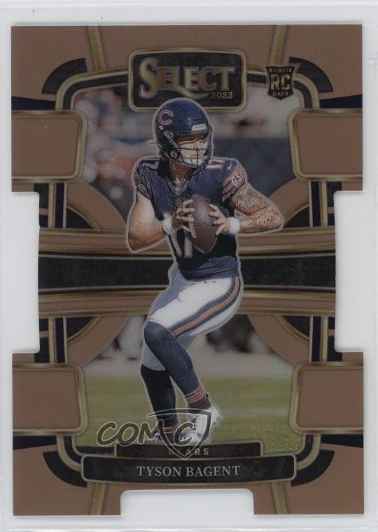 2023 Panini Select Concourse Copper Prizm Die-Cut /299 Tyson Bagent Rookie RC