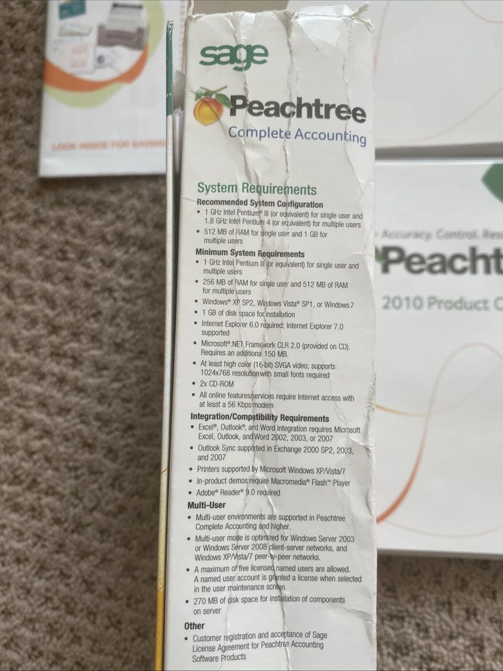 Sage Peachtree Complete Accounting 2010 - Image 4 of 4