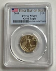 2019 - 1/4 oz Gold Eagle $10  - FIRST STRIKE - PCGS MS69 - CONTACT ME & DEAL!