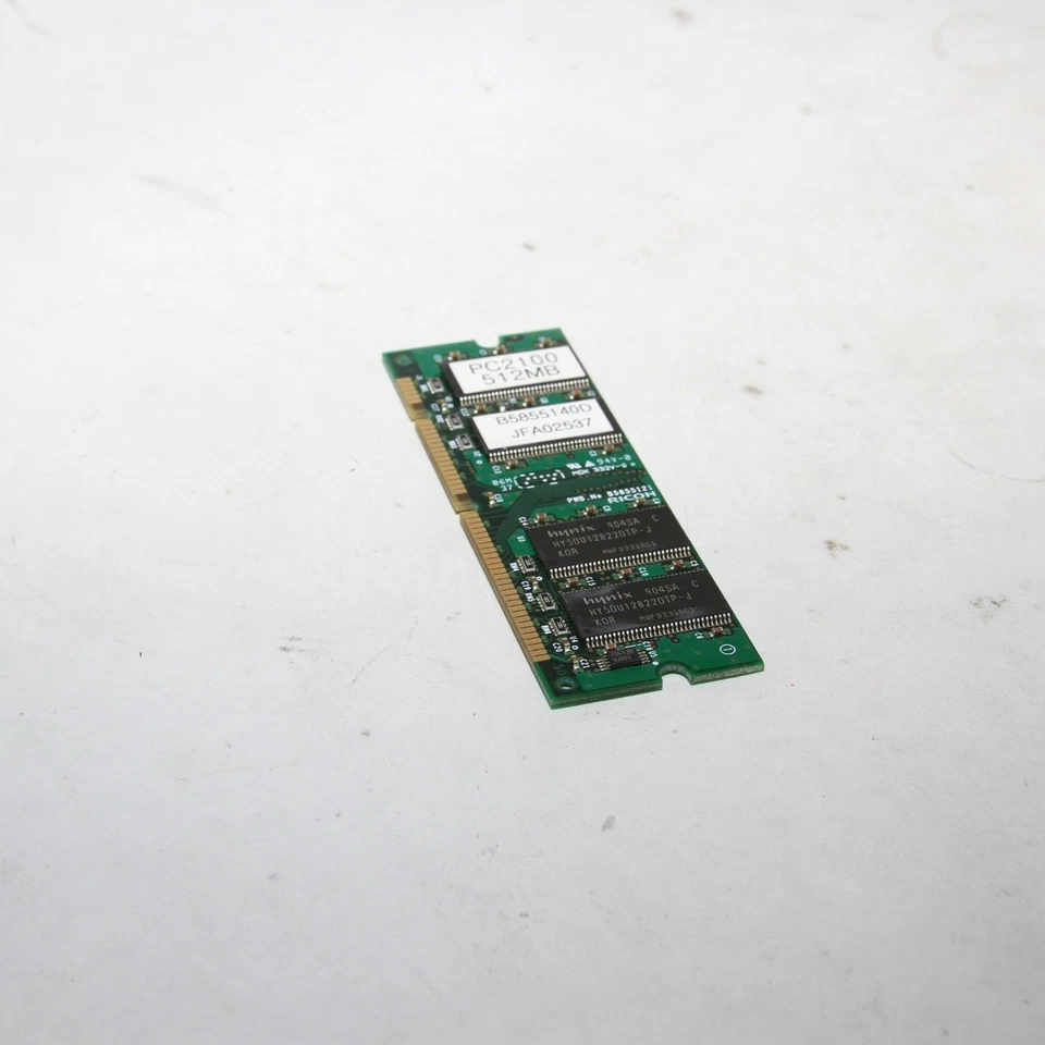 Ricoh B5855140 512MB DDR1 SO-DIMM Memory Module MP201/MP4000/MP5000 Untested - Image 2 of 3