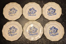 18 Pieces Of Vtg Pretend Play 6 5" Tea Saucers/6 3.5" Tea Saucers/6 Red Goblets