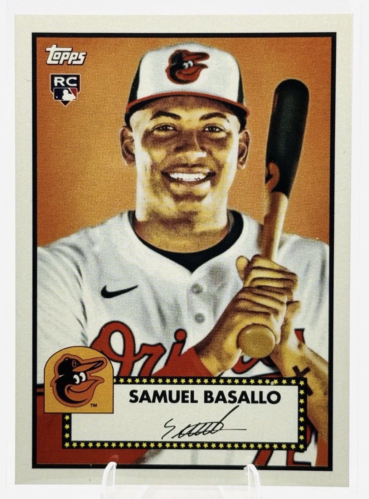 SAMUEL BASALLO RC - SSP 1952 ROOKIE VARIATION #104 - 2026 Topps Series 1 ORIOLES