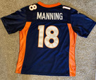 NFL Denver Broncos Jersey Peyton Manning #18 Reebok Size Youth Large — photo 7