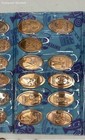Partially Full Pressed Souvenir Coin Album with Loose Pressed Coins — photo 3