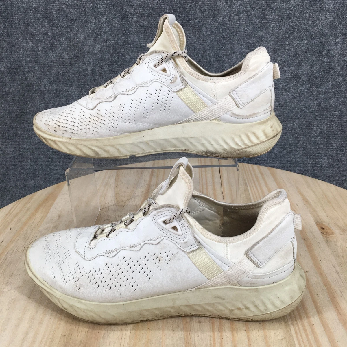White ecco top shoes ladies
