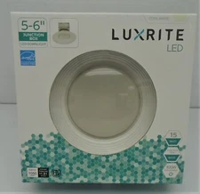 Luxrite LR24847 5-6" Junction Box LED Downlight 15Watt 4000K New in Box