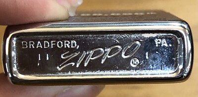 Bradford Zippoライター 1971年製 ZIPPO lighter vintage National Homes Advertising 400,000th 1971