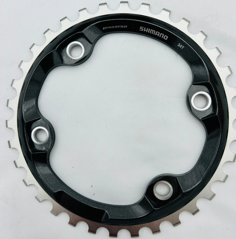 Plato MTB SHIMANO XT SN-CRM80 - 11 velocidades - 34T - 4 pernos HG-X11 NUEVO Foto 3 de 4