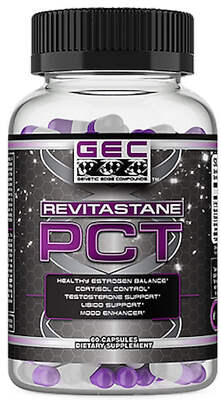 GEC Revitastane PCT- Test Boost - Muscle Builder 60 Capsules