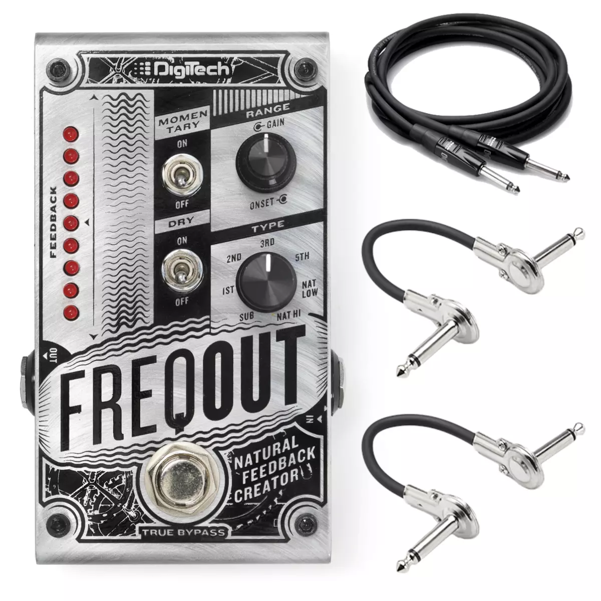 New DigiTech FreqOut Natural Feedback Creator Guitar Effects Pedal