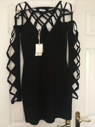 « robe d'amour » noire Temperley Of London 80 % soie. Taille moyenne. Neuf. - Photo 1/7