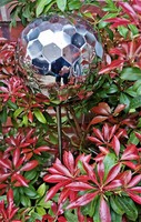 Rosenkugel Diamond 15 Cm Edelstahl Poliert Kugel Mit Stab 80 Cm Beetstecker