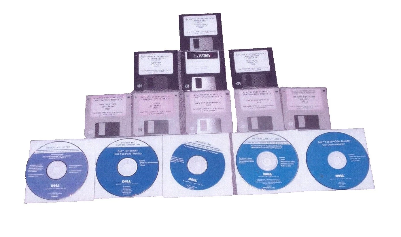 Dell en Blanco Discos flexible, Zip y Jaz