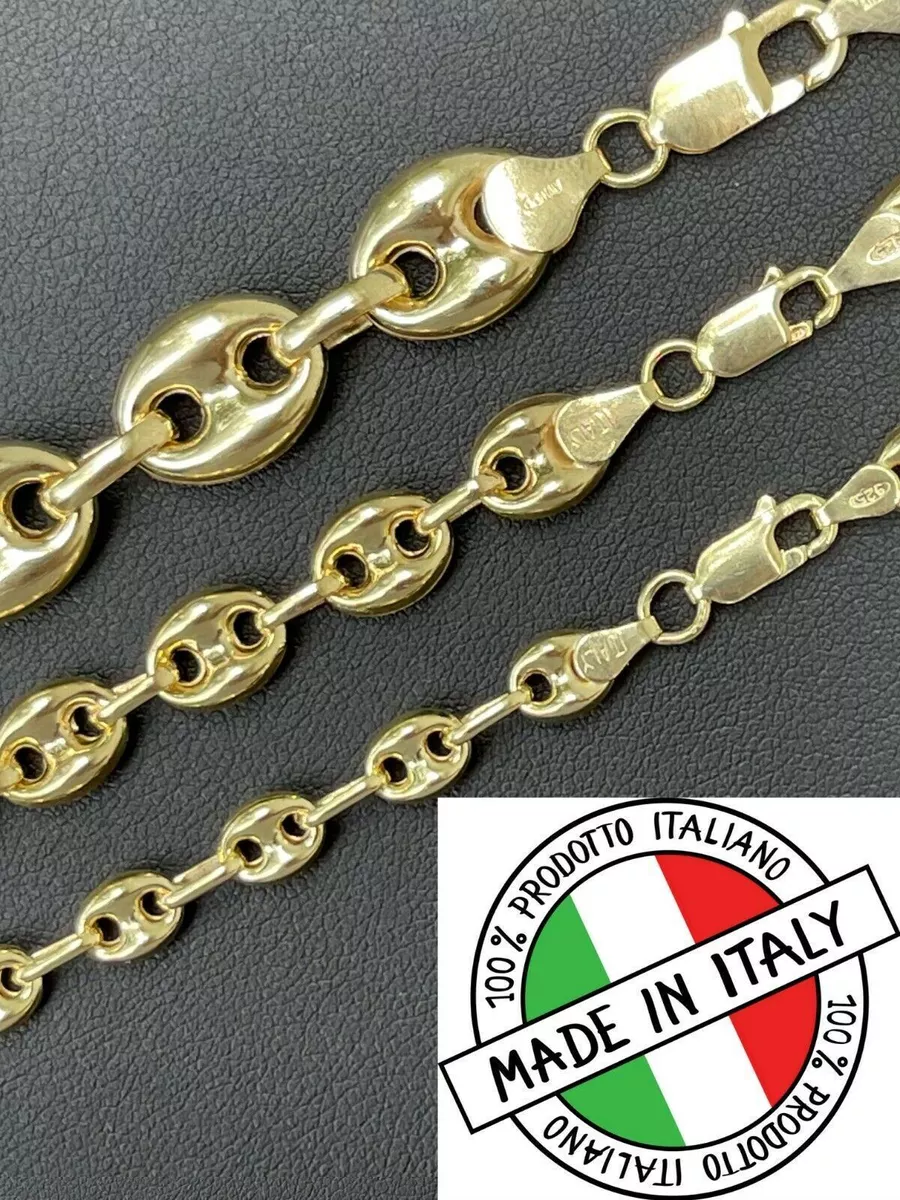 Solid gold gucci shop link chain