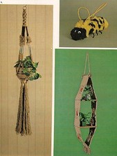 Hanging Shelf Plant Hanger Pattern - Craft Book: MM177 Macrame Ala Carte
