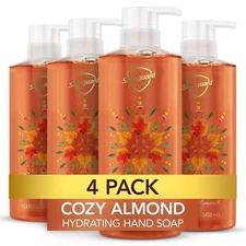 Safeguard Hydrating Liquid Hand Soap, Almond Scent, Made with Plant Based Cle...