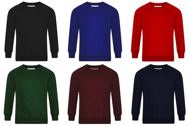 round neck school jumpers