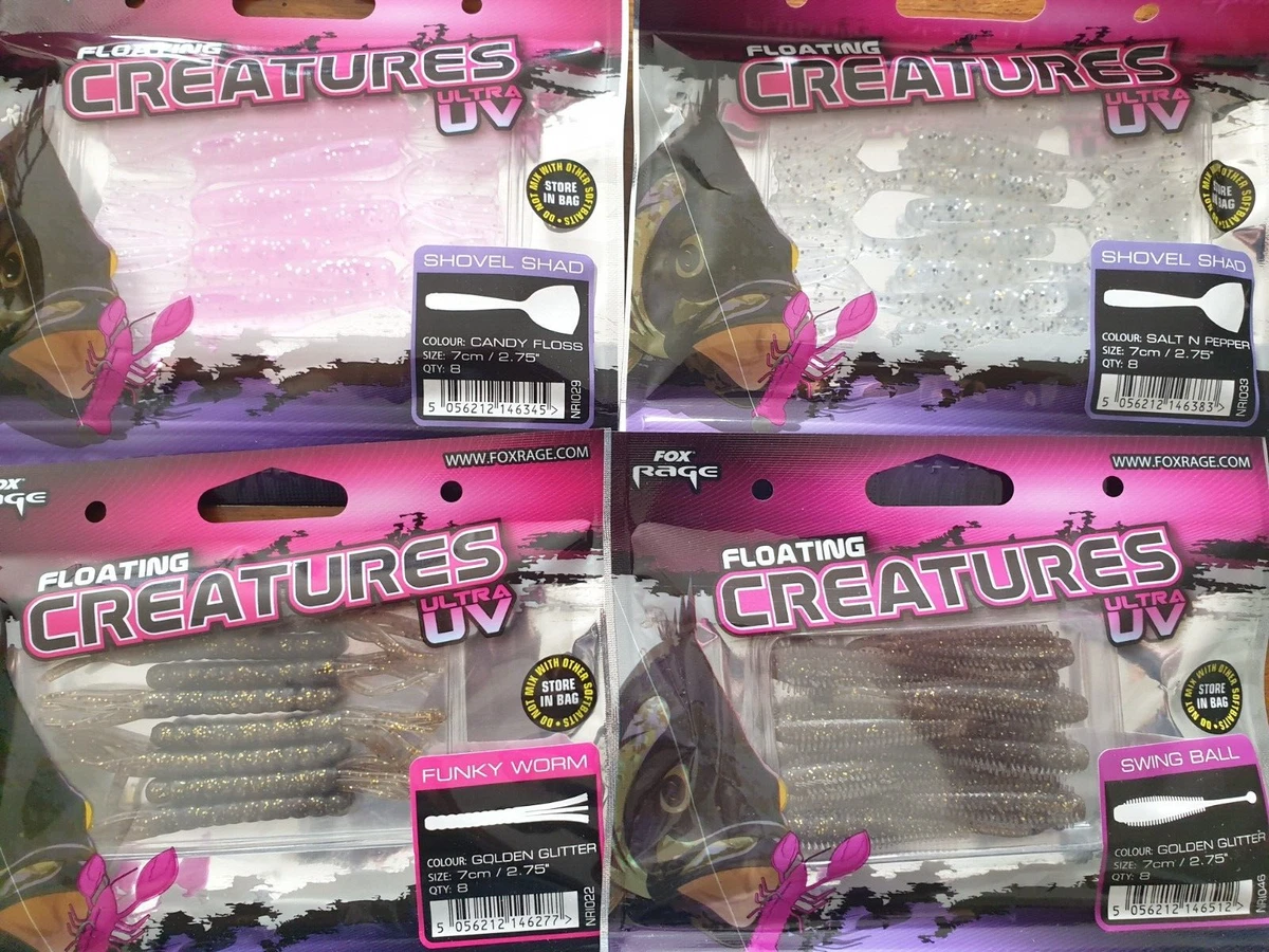 Leurre Souple Fox Rage Slick Shad Loaded UV Colour - Leurre de la pêche