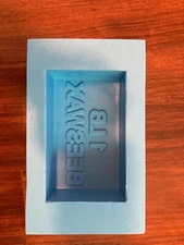 Silicone Beeswax Mold - Makes 1 lb Blocks with The Word "Beeswax" Embossed