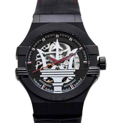 Maserati Automatik Uhr Limited Edition Nr. 93 Zifferblatt Skelett 429,00  Neu