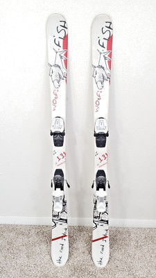 131 cm SALOMON FISH Twin-Tip Freestyle Junior Skis w/ MARKER 131 cm SALOMON FISH Twin-Tip Freestyle Junior Skis w/ MARKER