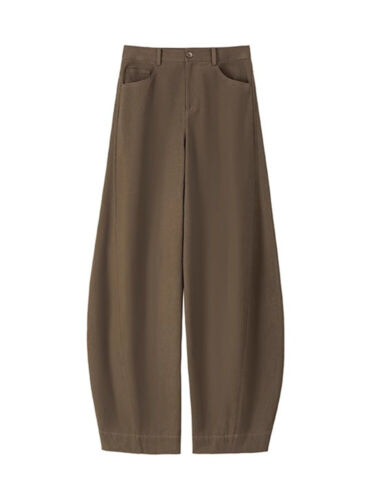 Pantalones informales de primavera de pierna ancha para mujer nuevos de algodón THE ROW - Imagen 20 de 20