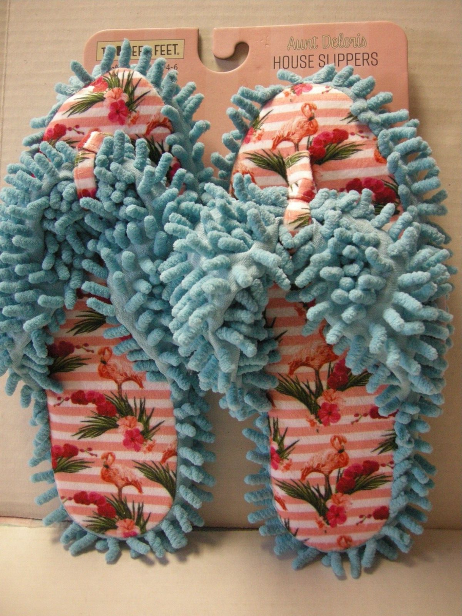 Slippers By Two Feet Ahead, Ladies, Size Small (4-6), Multicolor