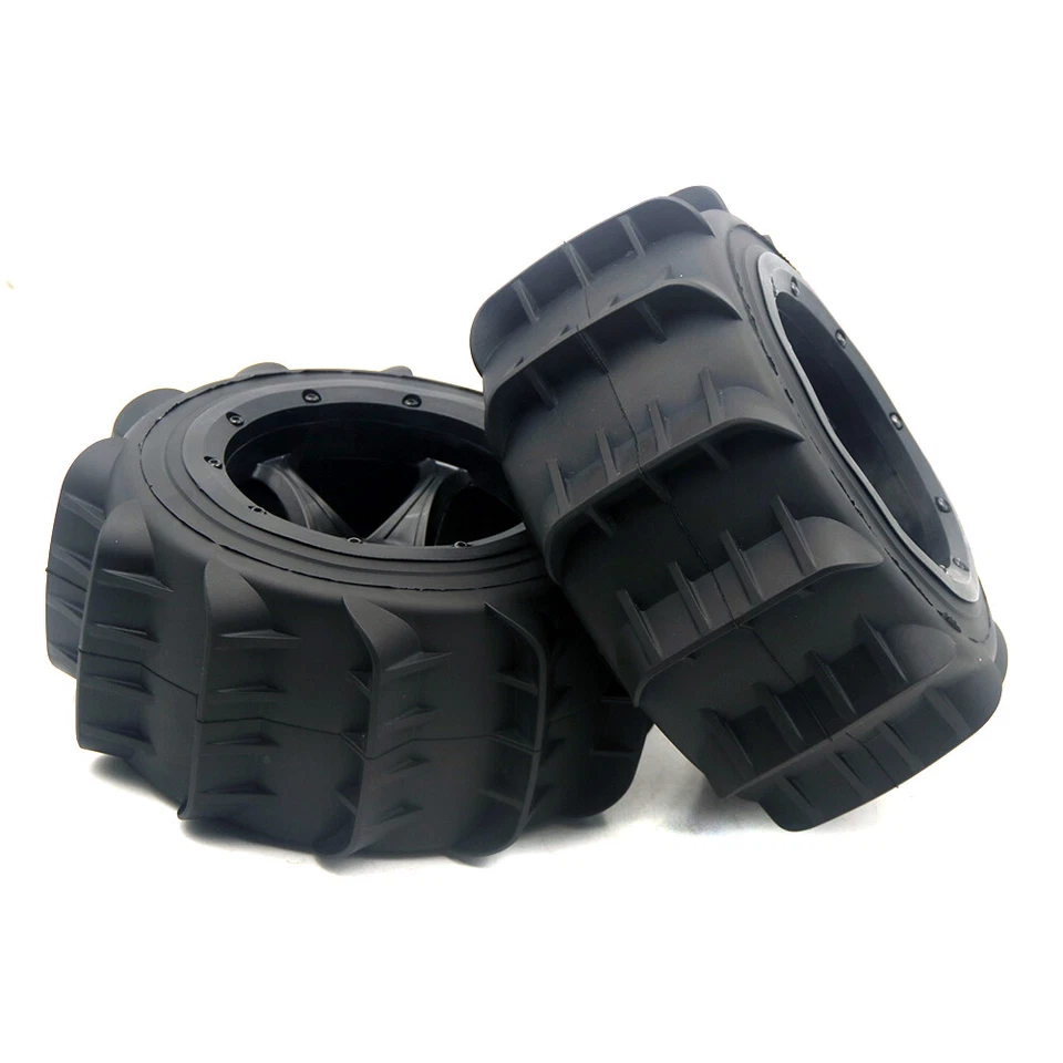 Sand Wheel Tire 2PCS 24mm For 1/5 HPI baja 5B Kraton 8s Losi DBXL-E 2.0 RC CAR - Image 3 of 4