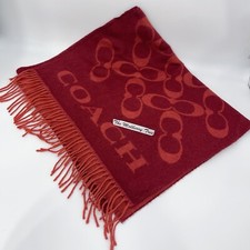 Coach CB684 Signature Oversized Muffler 1941 Red Chinese Lunar New Year NWT 178