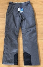 NEW Mountain Warehouse Womens Ski Trousers Salopettes Blizzard Grey Textured £99