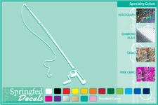 FISHING ROD cut vinyl decal #1 car truck window Fishing stickers