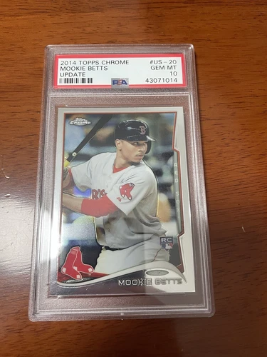 Mookie Betts 2014 Topps Chrome Update RC PSA10