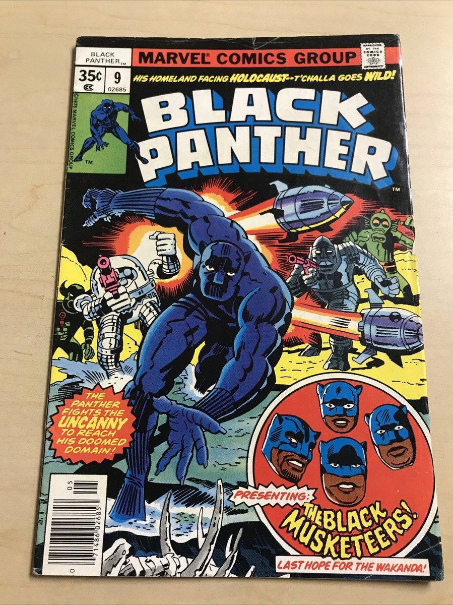 BLACK PANTHER #9 (6.0-6.5) 1978 MARVEL COMICS NEWSSTAND/Jack Kirby