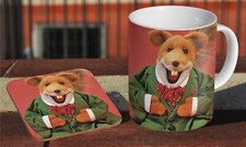 Basil Brush - Ceramic Coffee / Tea Mug + Matching Coaster 