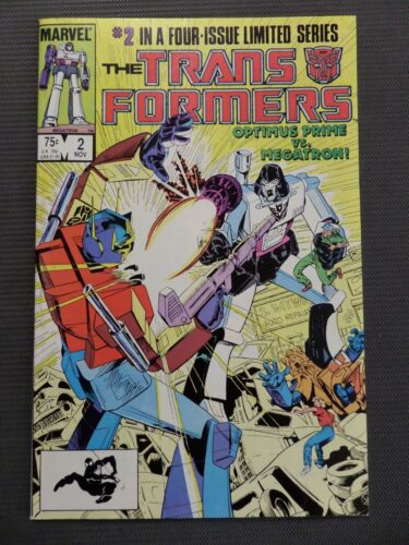 The Transformers #2 1984 Marvel 2nd App of Optimus Prime, Megatron NM - Picture 1 of 2
