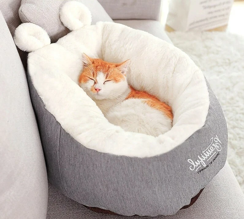 Pet Dog Winter Warm Soft Dog Cat Bed Puppy Mat House Washable Kennel Pet Cushion