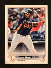 2022 Topps Series 1 Base #231 Ronnie Dawson Houston Astros Rookie RC