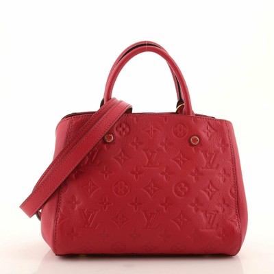 Louis Vuitton Montaigne Handbag Monogram Empreinte Leather BB | eBay