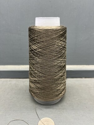 100g BRAUN FARBE 2/80 NM 100% SEHR FEINES SEIDENGARN HEIDE