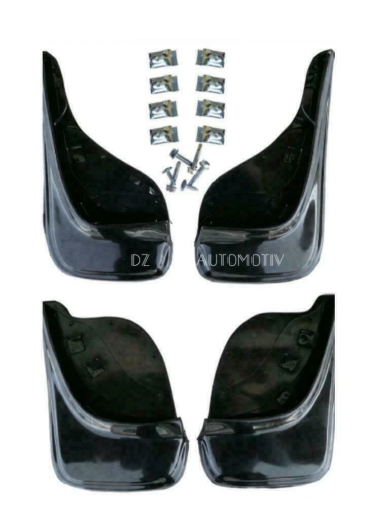 4x mud flaps dirt protection black for Citroen Berlingo K9 MPV