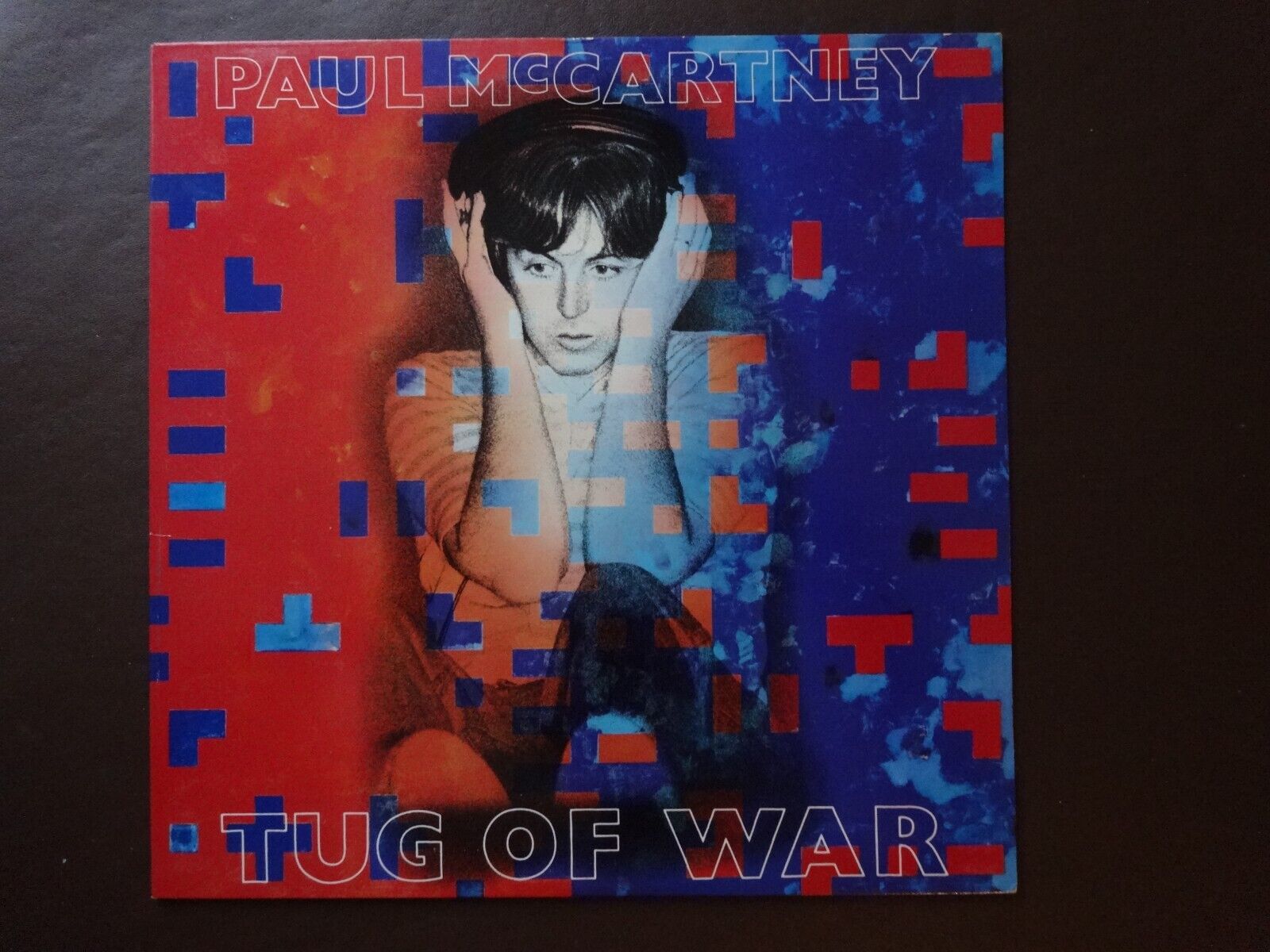 PAUL McCARTNEY BEATLES 1982 UK PRESSING 'TUG OF WAR' VINYL LP STEREO NR MINT/VG+