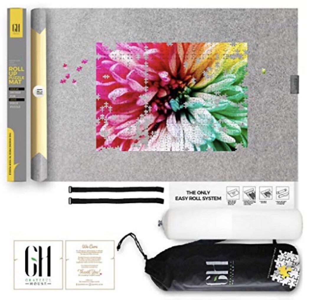 grateful house puzzle mat
