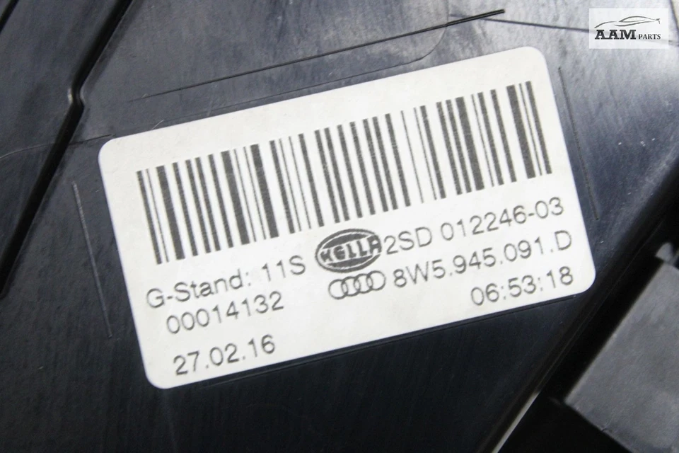 Audi A4 Quattro B9 2017 cuarto trasero izquierdo luz trasera exterior luz trasera OEM Foto 4 de 4