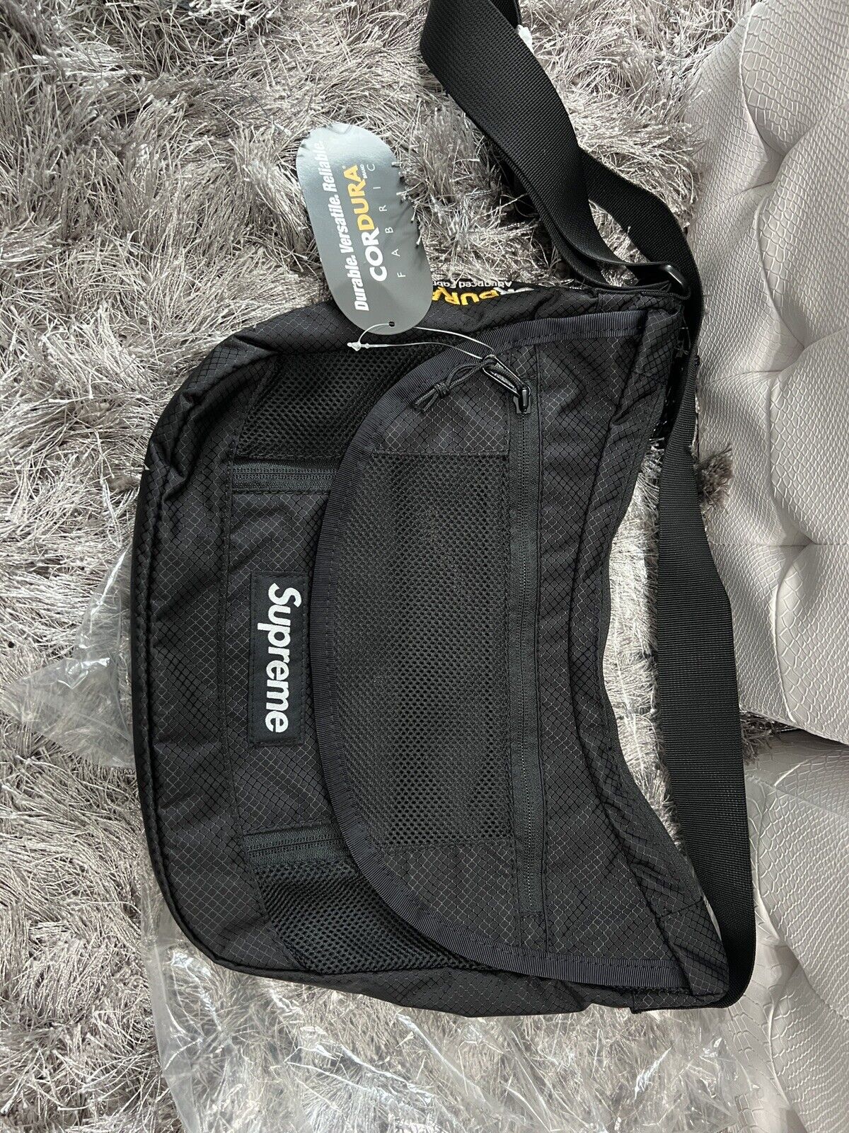 Supreme Nylon Shoulder Bag - Black Messenger Bags, Bags