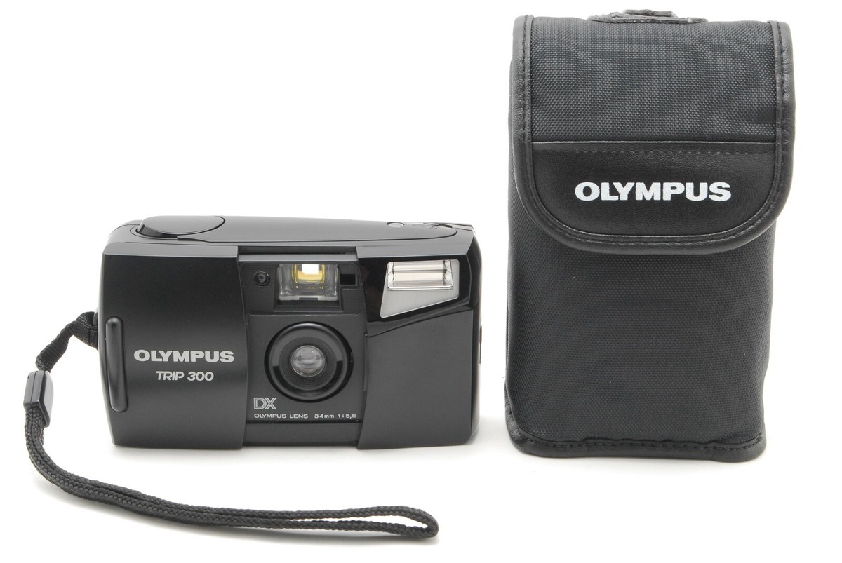 ☆MINT w/Case☆ Olympus Trip 300 35mm compact Point & Shoot