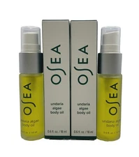 2x~OSEA~Undaria Algae Body Oil~0.6 fl oz / 18ml each~Travel Size~NIB