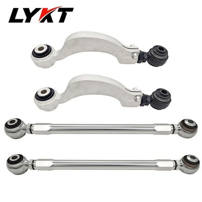 LYKT 4pcs Rear Adjustable Camber & Toe Control Arms Kit for BMW X3 X4 2018-2024